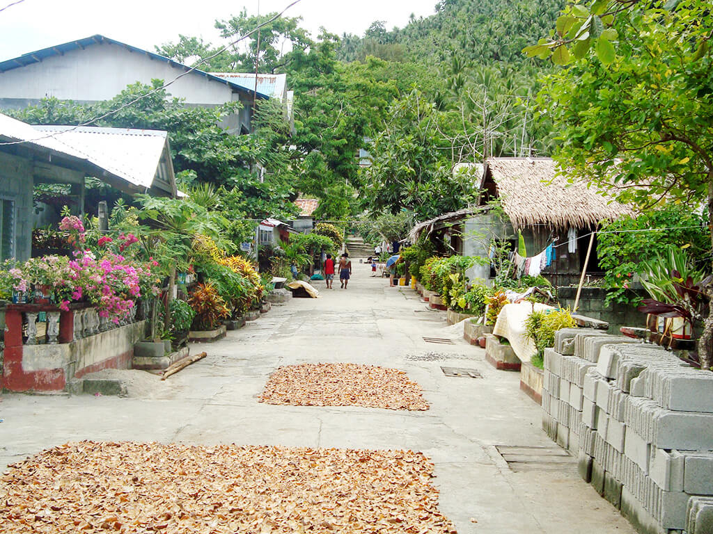 Village aux Philippines.